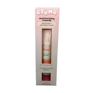 The Crème Shop Strawberry Crème Lip Repair Duo - Daily Lip Balm & Overnight Mask